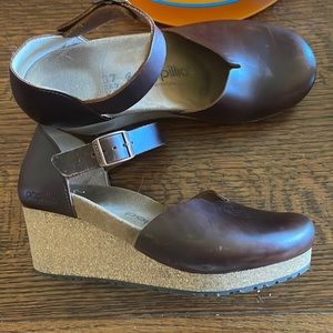 Papillio for Birkenstock, wedges. Great condition with light scuffing shown